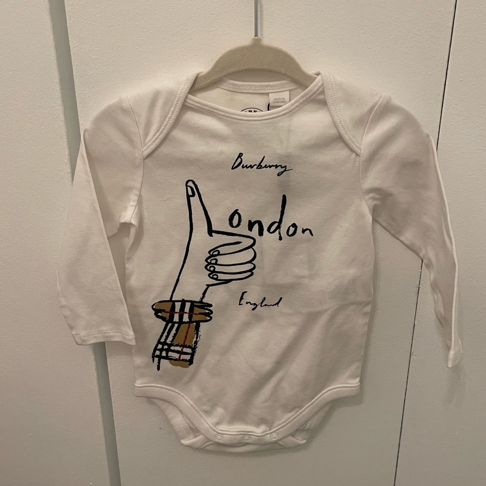 Burberry baby bodysuit